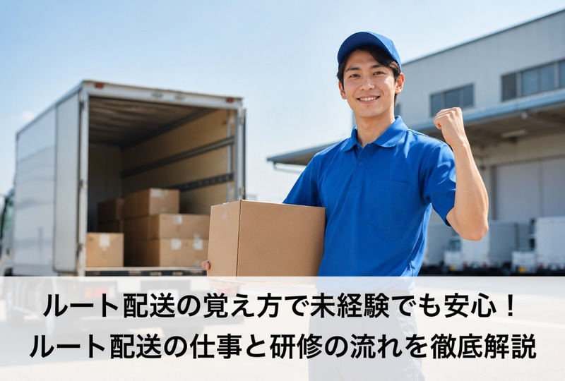 画像417：ルート配送の覚え方で未経験でも安心！ルート配送の仕事と研修の流れを徹底解説